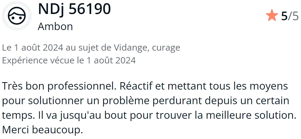 debouchage canalisation brech